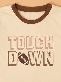 Touchdown Ringer Tee Detail 3 - AS Kids