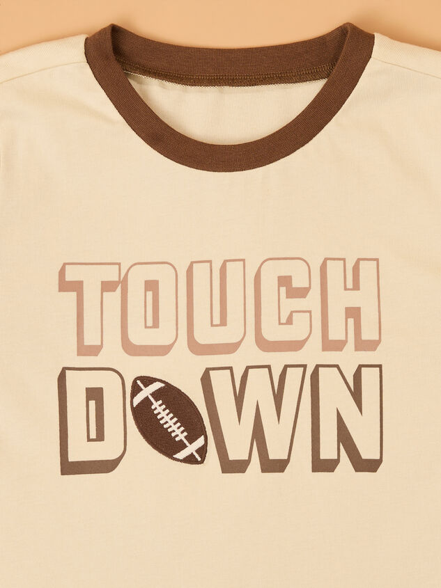 Touchdown Ringer Tee Detail 3 - AS Kids