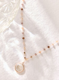 Adalyn Pearl Necklace Detail 4 - AS Kids