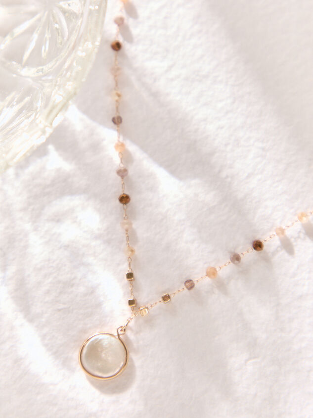 Adalyn Pearl Necklace Detail 4 - AS Kids