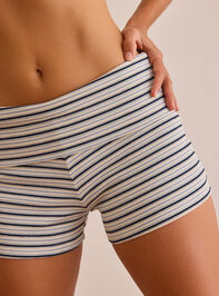 Hamptons Stripe Fold Over Shorts Detail 2 - ALTAR'D STATE KIDS