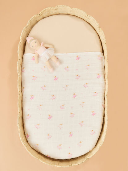 Ballerina Swaddle & Rattle Set by Mud Pie - ALTAR'D STATE KIDS