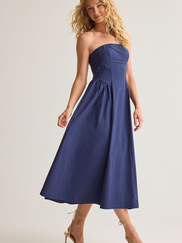 Louisa Strapless Maxi Dress Detail 4 - AS Kids