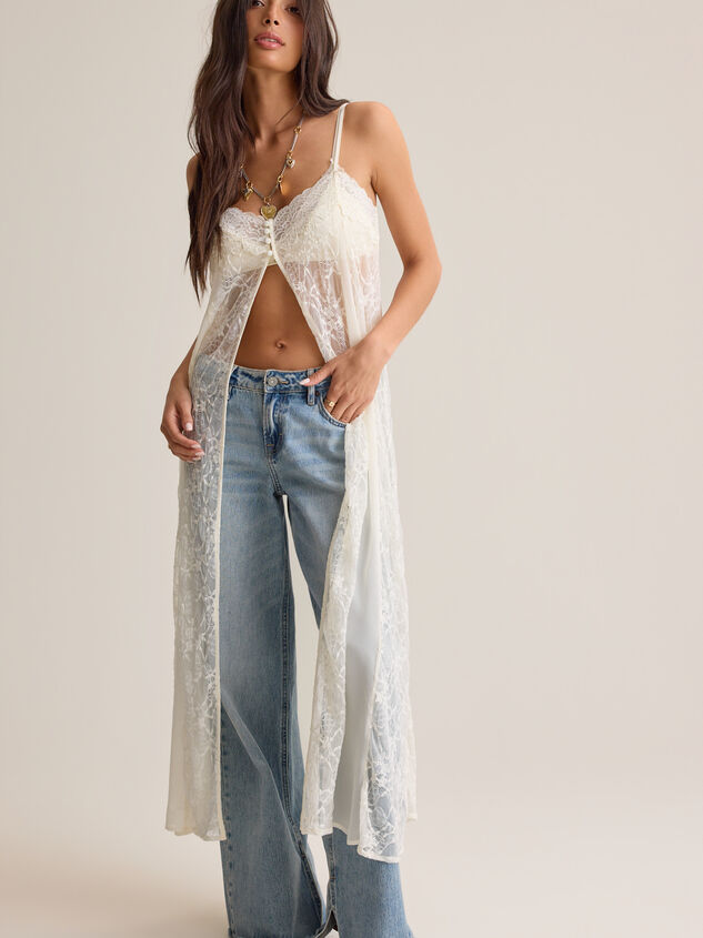 Estee Lace Button Up Kimono - AS Kids