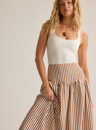 Clover Drop Waist Skirt Detail 4 - AS Kids