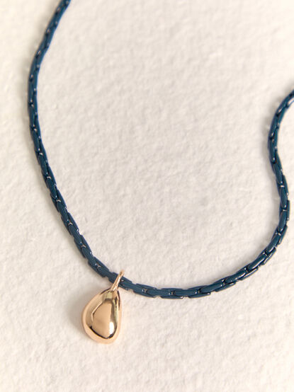 Linked Chain Teardrop Necklace - AS Kids