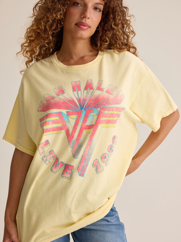 Van Halen Oversized Tee Detail 5 - AS Kids