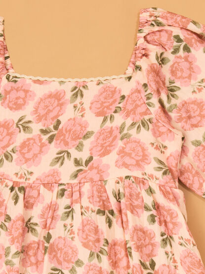 Zainy Floral Midi Toddler Dress - AS Kids