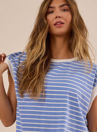 In Motion Stripe Circle Back Tee Detail 4 - ALTAR'D STATE KIDS