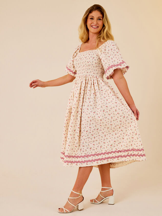 Zoey Floral Mama Dress Detail 4 - ALTAR'D STATE KIDS