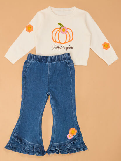 Hello Pumpkin Sweater & Jeans - AS Kids