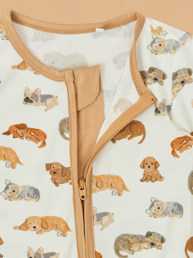 Napping Puppies Romper Detail 3 - ALTAR'D STATE KIDS