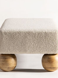 Olivia Wood & Upholstered Bench Detail 3 - ALTAR'D STATE KIDS