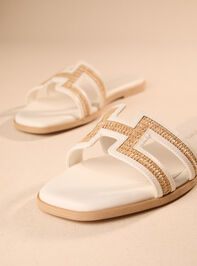 Enid Raffia Sandal Detail 4 - ALTAR'D STATE KIDS