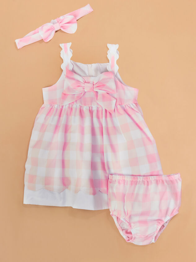 Cindy Check Dress with Headband - ALTAR'D STATE KIDS