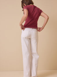 Campbell Stripe Crop Tee Detail 6 - ALTAR'D STATE KIDS