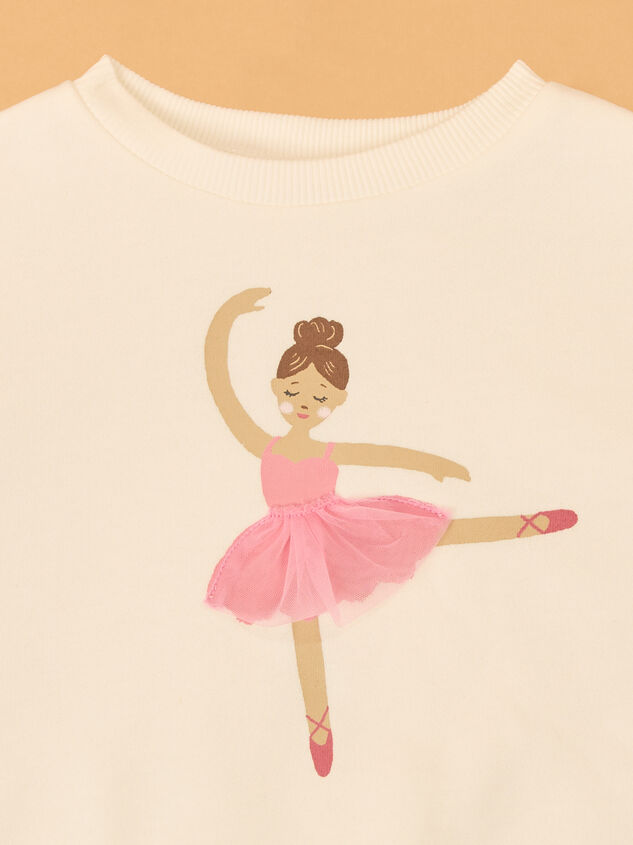 Ballet Dancer Pullover Detail 3 - AS Kids