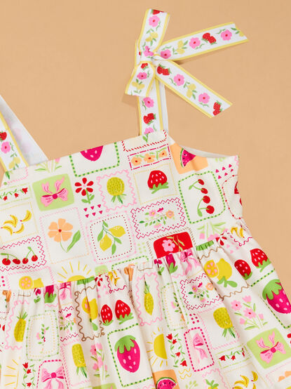 Capri Fruit Tile Print Short Set - ALTAR'D STATE KIDS