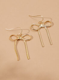 Herringbone Bow Earrings - ALTAR'D STATE KIDS