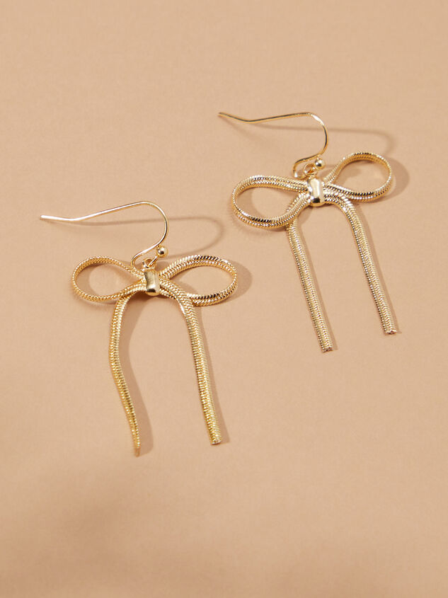 Herringbone Bow Earrings - ALTAR'D STATE KIDS
