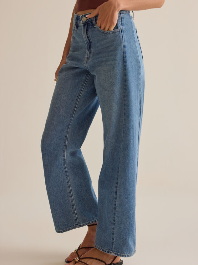 Hailey High Rise Barrel Jeans Detail 4 - AS Kids