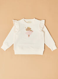 Ballet Bear Ruffle Sweatshirt - ALTAR'D STATE KIDS