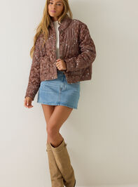 Cece Bandana Quilted Jacket - AS Kids