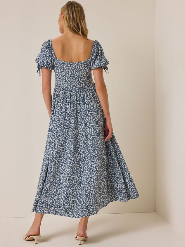 Dallas Floral Maxi Mama Dress by Rylee + Cru Detail 4 - AS Kids