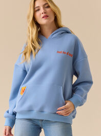 Meet At Sunset Embroidered Hoodie Detail 3 - ALTAR'D STATE KIDS