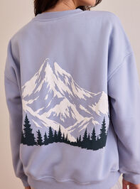 Banff Mountain Crew Neck Detail 5 - AS Kids