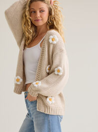 Jennie 3D Flower Cardigan Detail 3 - AS Kids