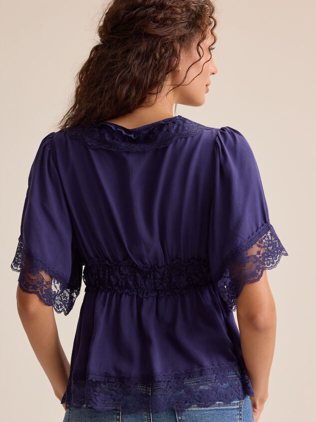 Evanelle Lace Babydoll Top Detail 6 - AS Kids