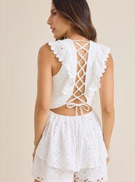 Opal Eyelet Romper Detail 4 - ALTAR'D STATE KIDS