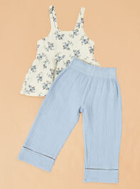 Belle Baby Floral Top and Pant Set Detail 2 - ALTAR'D STATE KIDS