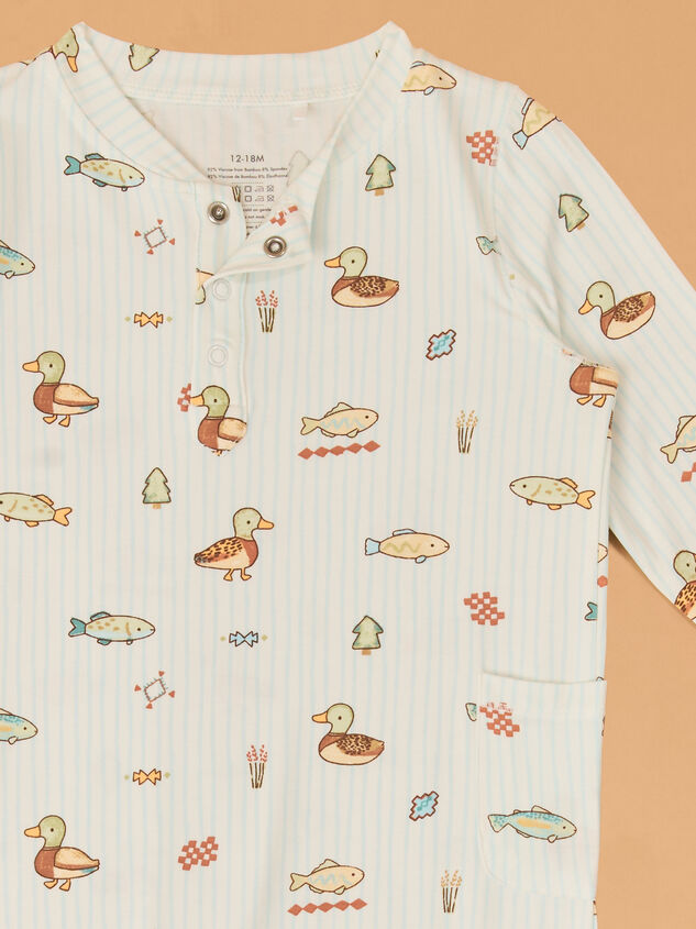 Lake Cutes Uni Romper Detail 2 - AS Kids