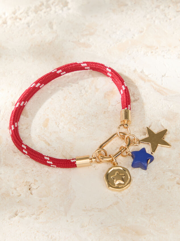 Red Cord Charm Bracelet Detail 2 - ALTAR'D STATE KIDS