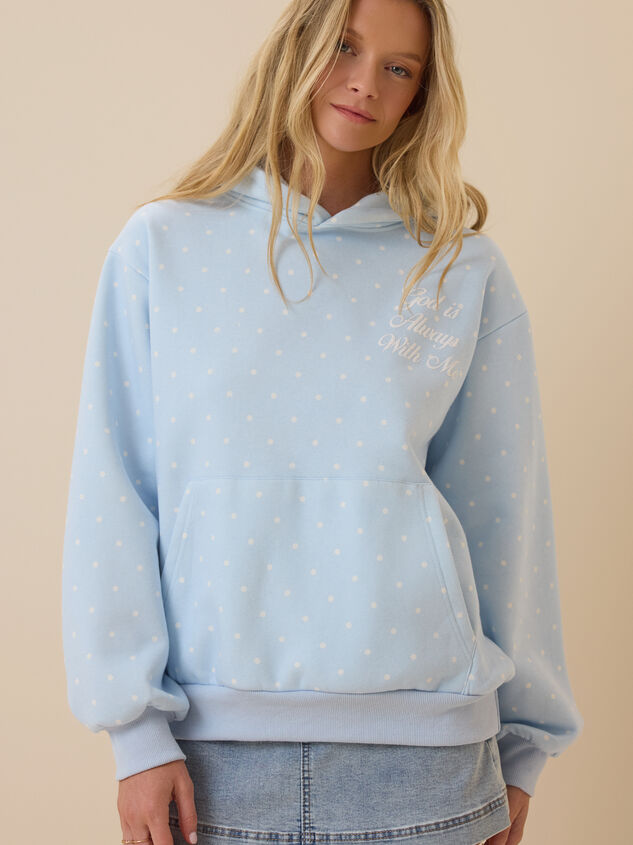 God Is With Me Hoodie Detail 4 - ALTAR'D STATE KIDS