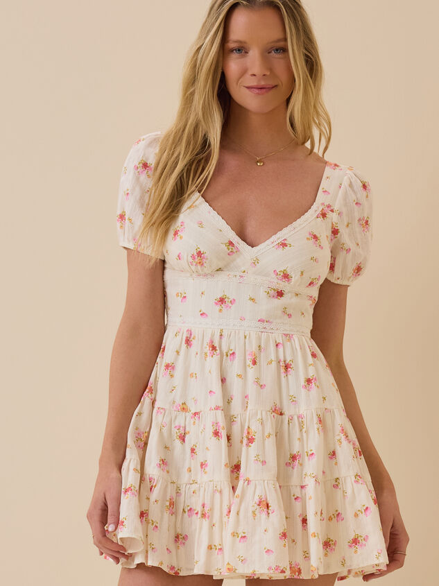 Annika Floral Mini Dress Detail 2 - ALTAR'D STATE KIDS