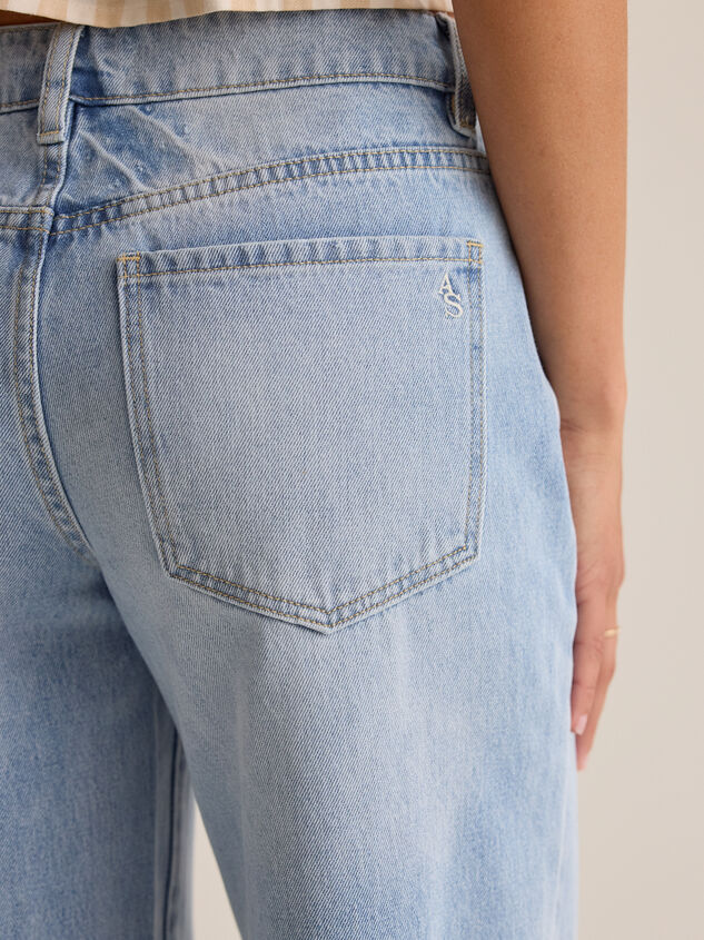 Sydney Low Rise Wide Leg Jeans Detail 7 - AS Kids