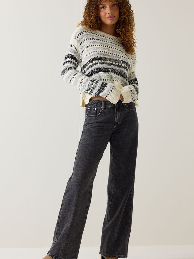Lannah Mix Texture Sweater Detail 3 - AS Kids