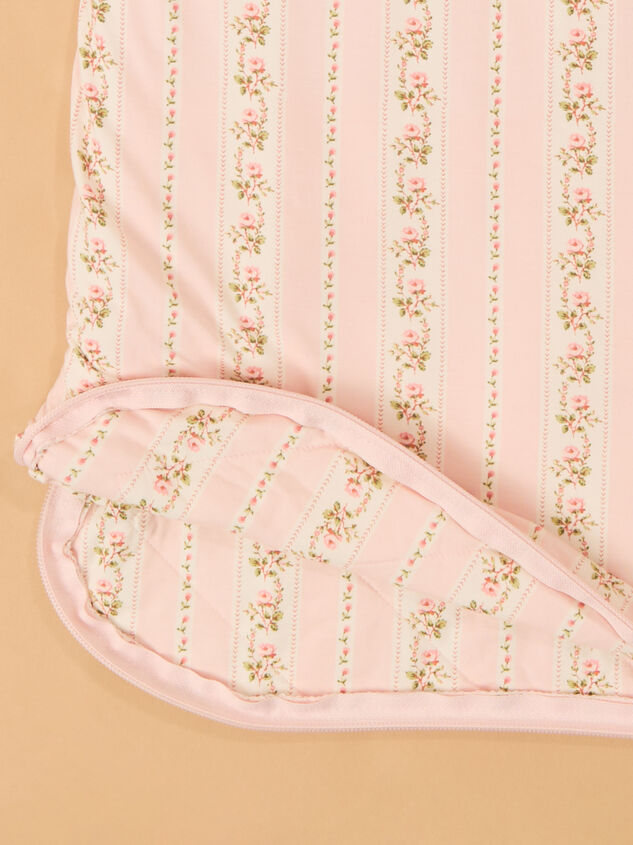 Antoinette Floral Striped Sleep Bag Detail 3 - AS Kids