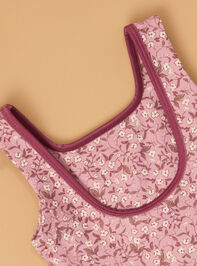 Katie Floral Unitard Detail 3 - AS Kids