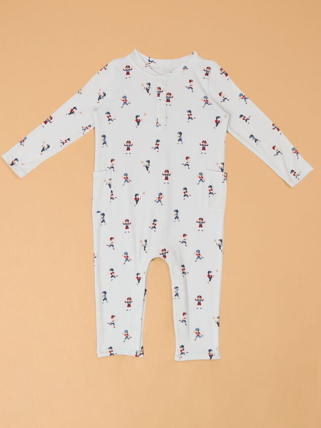 Tiny Footballer Long Sleeve Romper - AS Kids