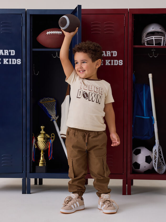 Touchdown Ringer Tee - AS Kids