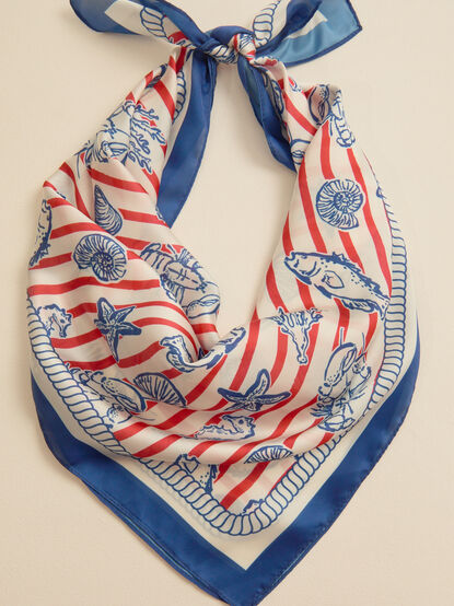 Daisy Stripe Crab Silk Scarf - ALTAR'D STATE KIDS