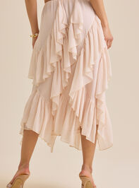 Atlas Ruffle Midi Skirt Detail 6 - ALTAR'D STATE KIDS