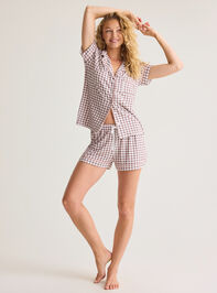 Eloise Gingham Mama PJ Set Detail 4 - AS Kids
