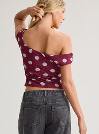 Nola Off-Shoulder Dot Top Detail 6 - AS Kids