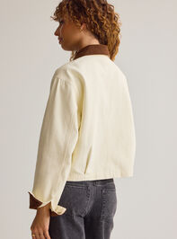 Jayden Cropped Trucker Jacket Detail 4 - AS Kids