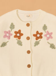 Fiona Floral Cardigan Detail 3 - AS Kids